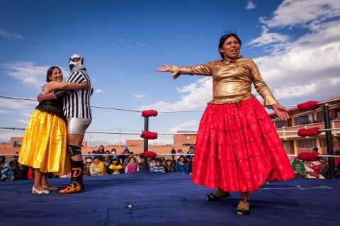 Cholitas Luchadores bolivia