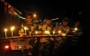 Indian Border Security Forces light candles at the India-Bangladesh border crossing at Akhaura in Agartala, the capital of the northeastern Indian state of Tripura, on the eve of Diwali on Nov. 2, 2013.