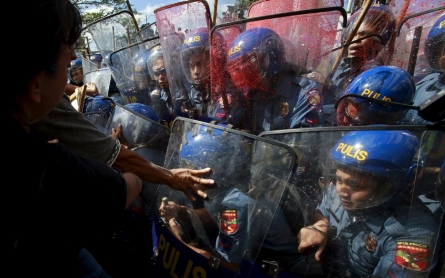 Photos: Anti-APEC protests in Philippines