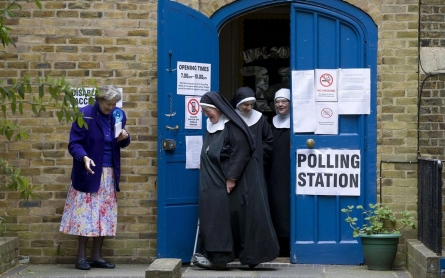 Photos: Britain goes to the polls