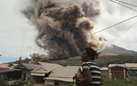 Photos: Thousands evacuated as Indonesia's Mount Sinabung erupts