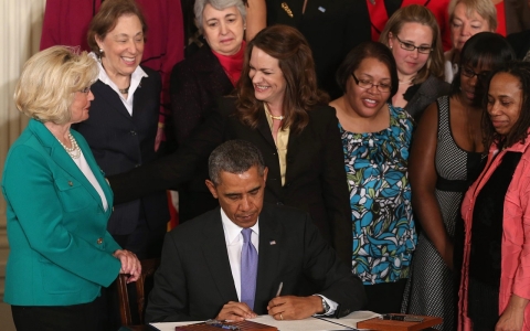 Thumbnail image for Opinion: Women need more from the president on equal pay