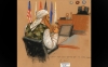 Khalid Sheikh Mohammed wears a hunting vest to court, in a sketch dated Oct. 17, 2012.