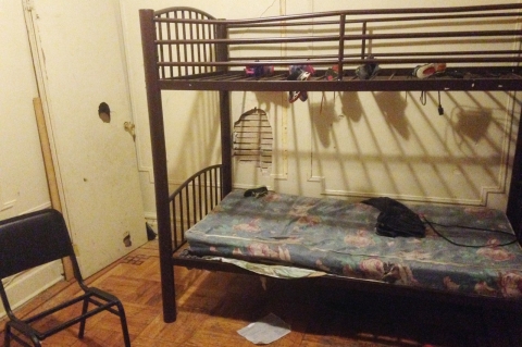 cluster site bunk bed