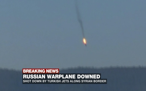 Thumbnail image for Turkey downs Russian warplane near border with Syria