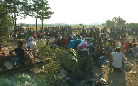 Thumbnail image for Refugees on Greece-Macedonia border seek new life