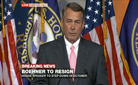 Thumbnail image for House Speaker John Boehner resigns from Congress