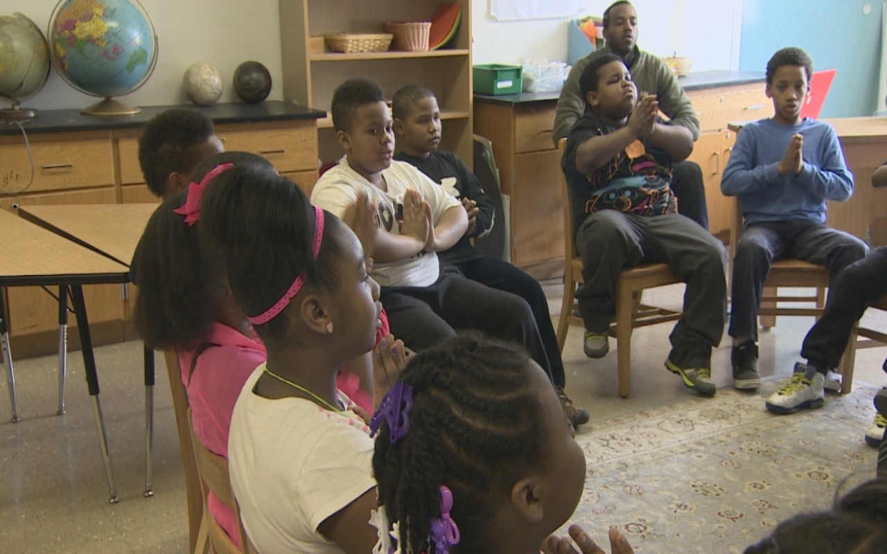Yoga used to help kids cope with violence in Chicago